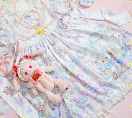 Dolls Party one piece (white)