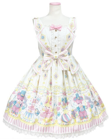 Angelic Pretty Pastel Toys Theater jsk - Ivory