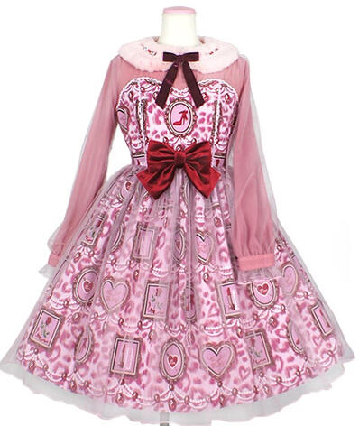 Girly Leopard one piece (pink)