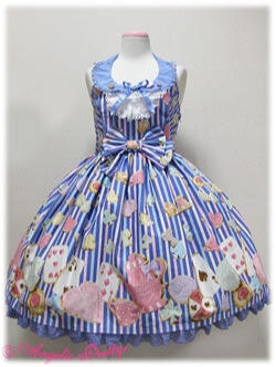 Wonder Cookie bustier jsk (dark blue)