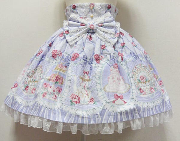 Salon de the Rose skirt (lav)