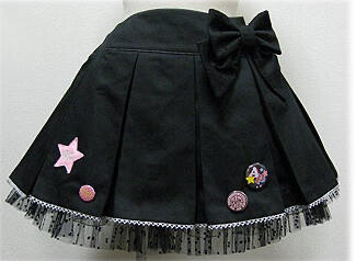 Pop’n Rock mini skirt (black, not pictured/catalogged sax)