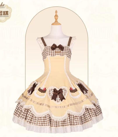 Mademoiselle Pearl Paper Cupcake jumperskirt