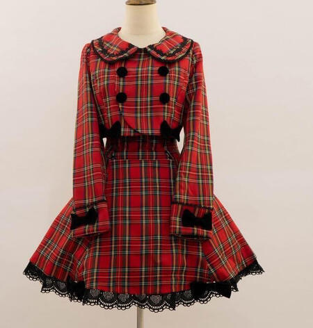 Doze Sheep - Wilderness Wind frill skirt & parka set